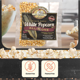 Great Northern Popcorn coconut oil portions ensure consistent flavor