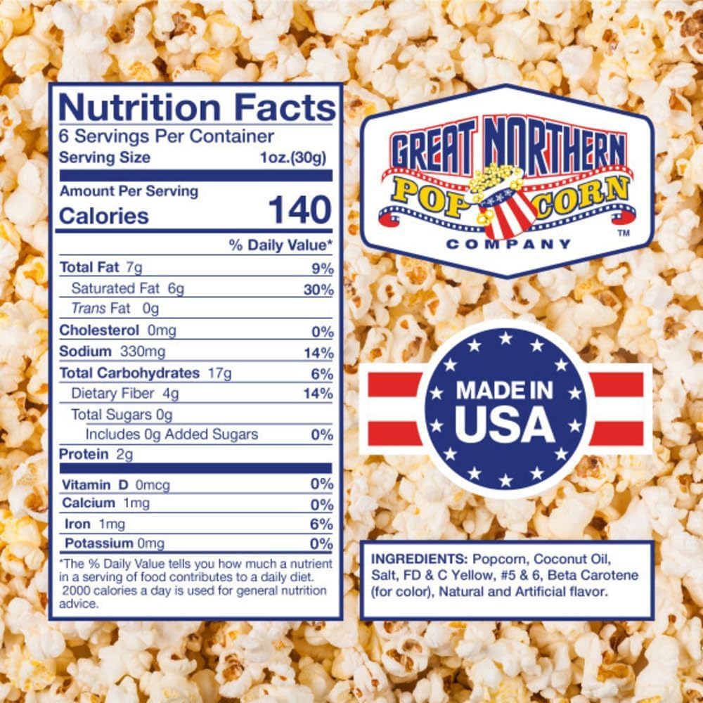 Great Northern Popcorn ready-to-pop butter packs for quick setup