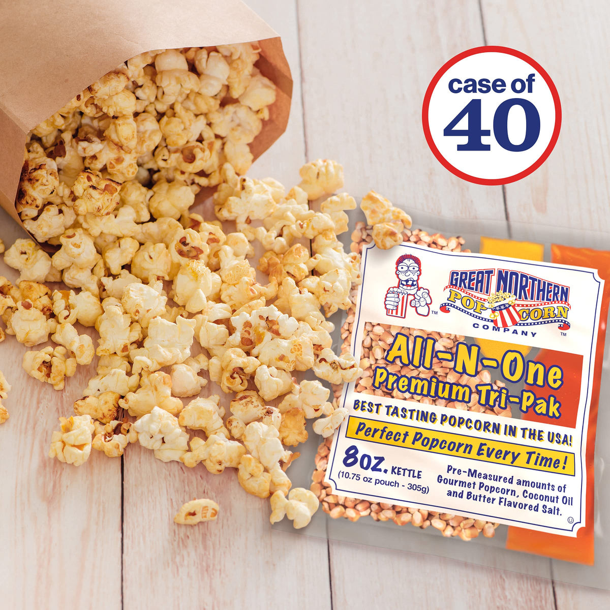 Great Northern Popcorn gluten-free packs ensure safe snacking at gatherings.