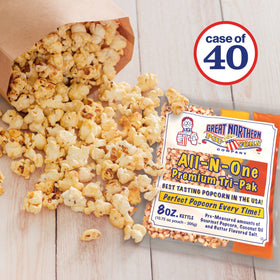 Great Northern Popcorn gluten-free packs ensure safe snacking at gatherings.