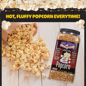 Great Northern Popcorn kernels suitable for microwave, stovetop, or machine popping