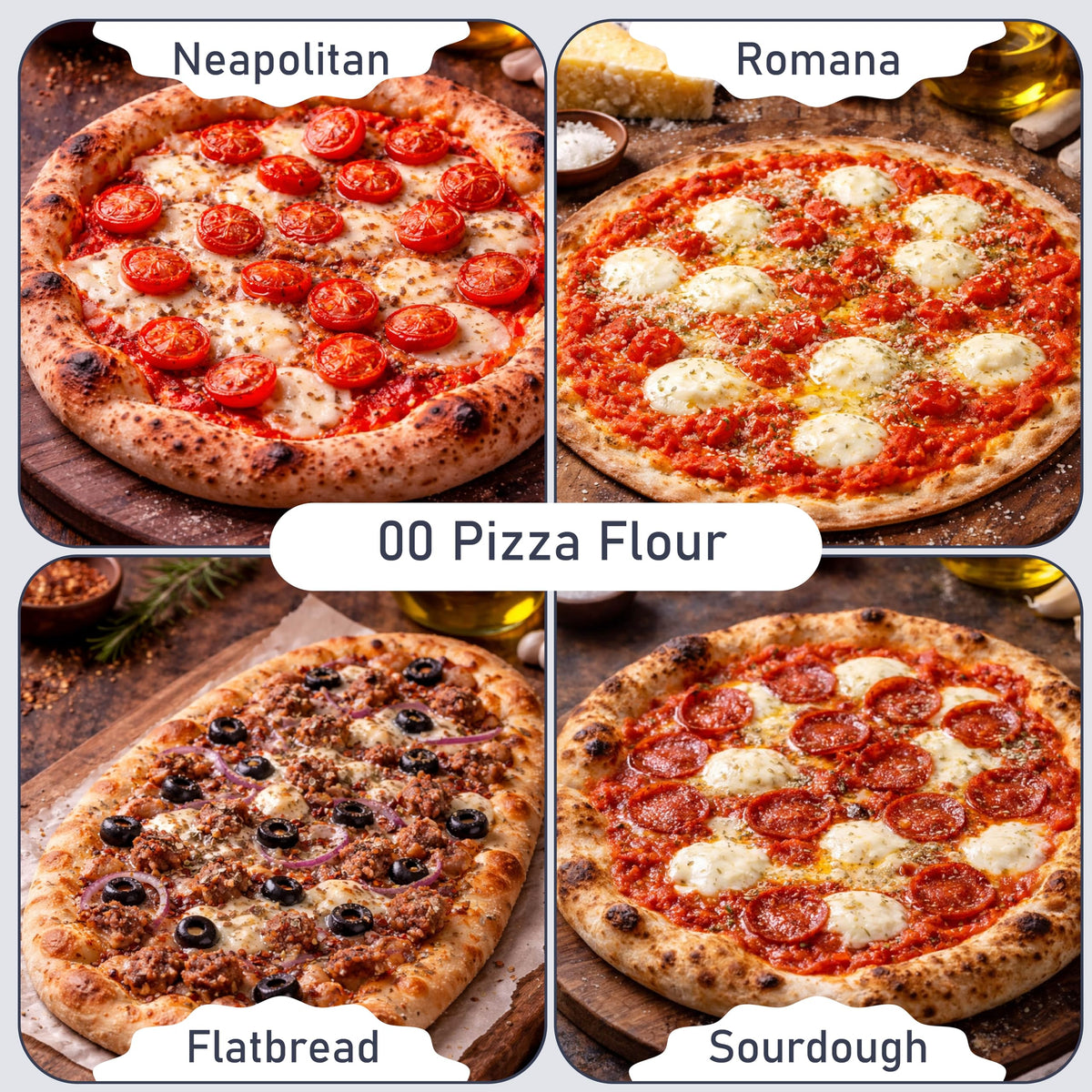 Great River Milling 00 Organic Pizza Flour certified organic and kosher.