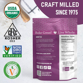 Great River Milling einkorn wheat berries hero bake showcasing versatile flour alternative