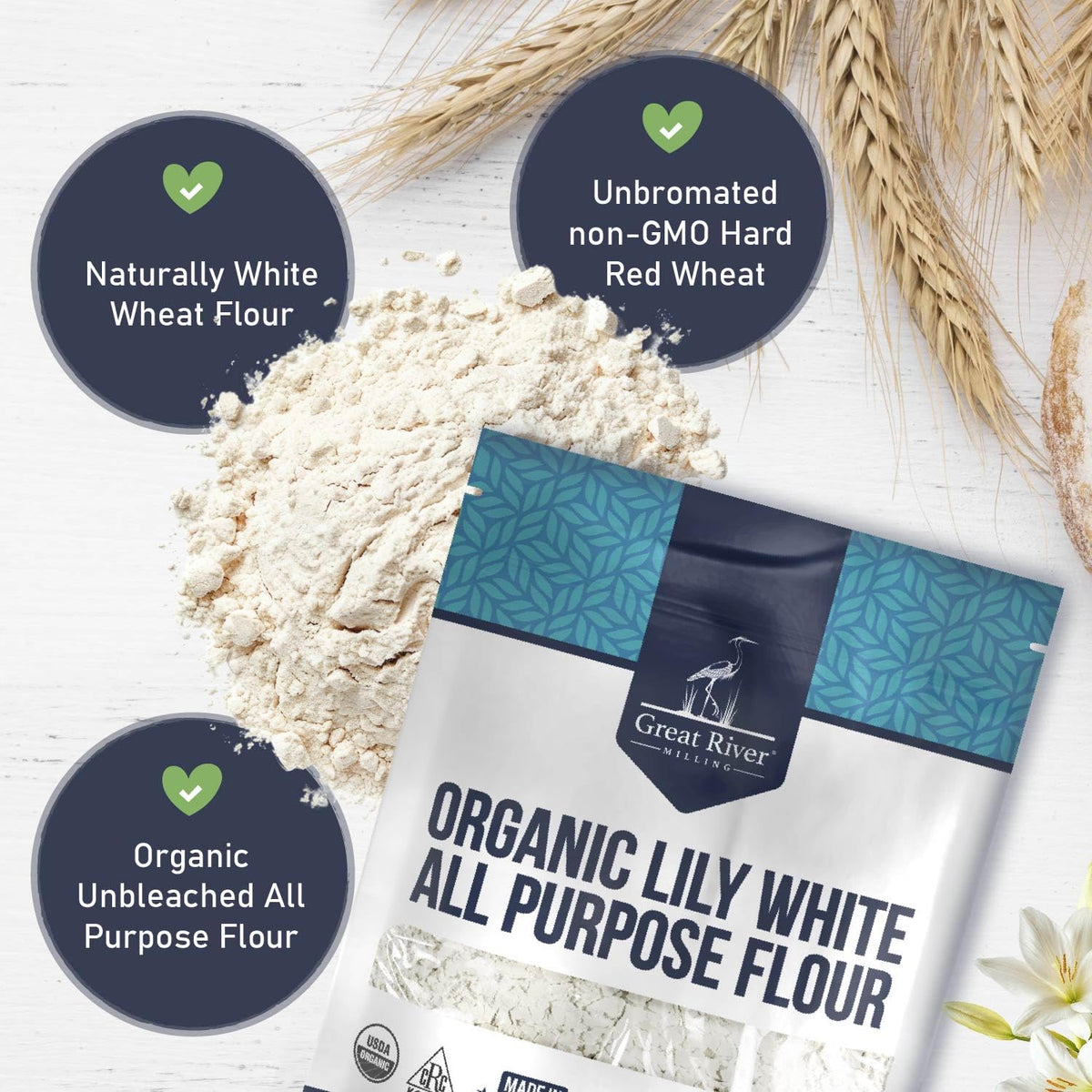 Great River Milling Lily White Flour shaping bread dough with lift and structure.
