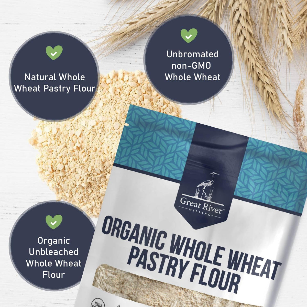 Lower gluten feel helps create lighter cookies with Great River Milling pastry flour