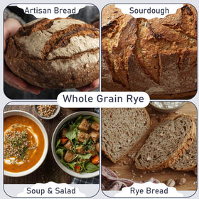 Great River Milling rye berries in salad bowl add texture and chew.