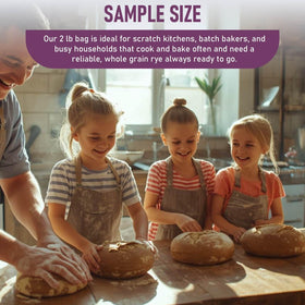 Great River Milling rye berries sourdough-ready flavor boosts rustic loaves.