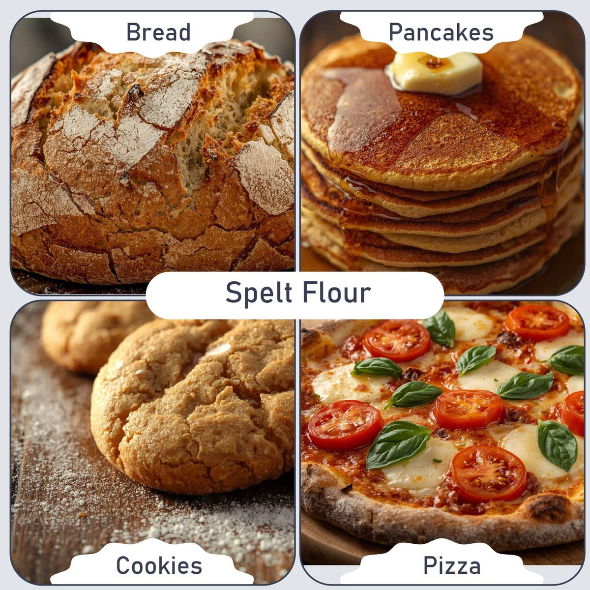 Great River Milling Spelt Flour muffins and cookies batter