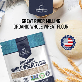 Bread baking in oven using Great River flour