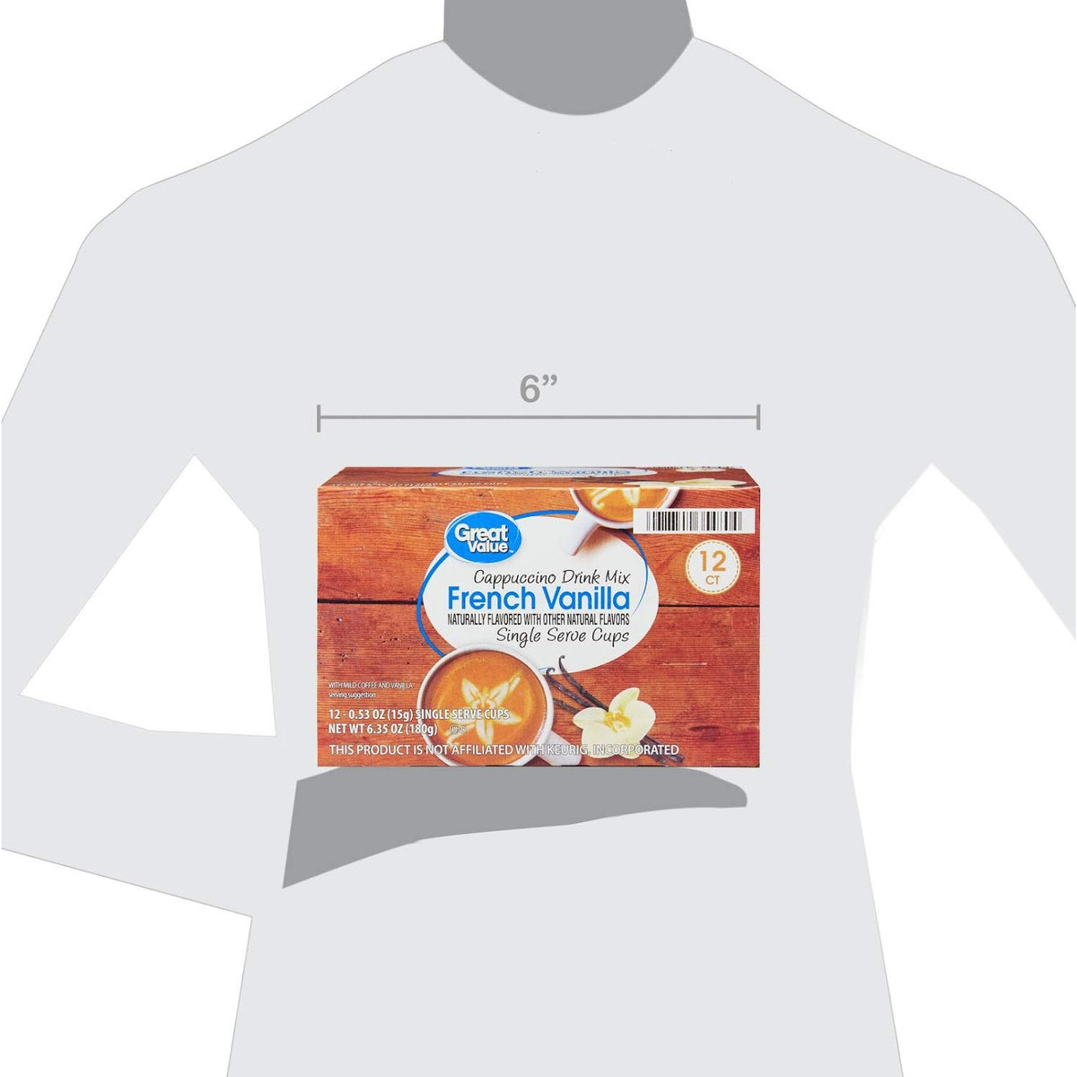 Great Value four-pack twelve servings for convenient at-home use.