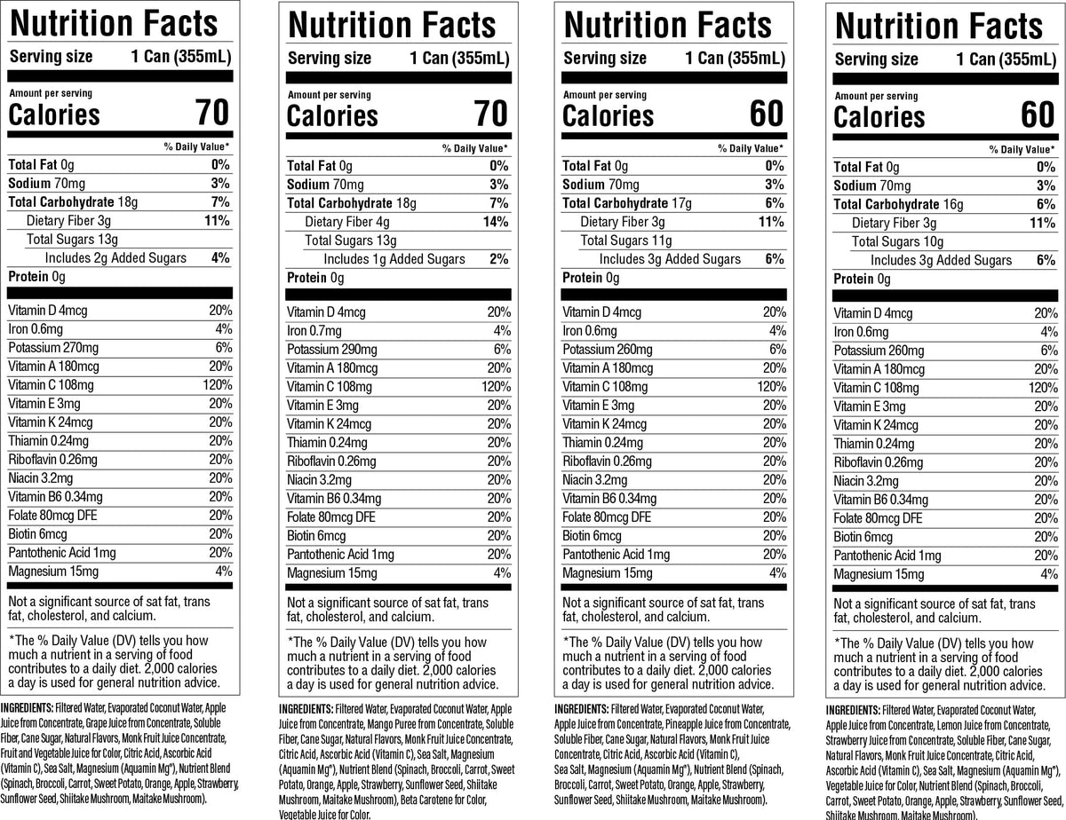 Greater Than Hydration for Her visible fruit ingredients highlight natural vitamins from real foods.