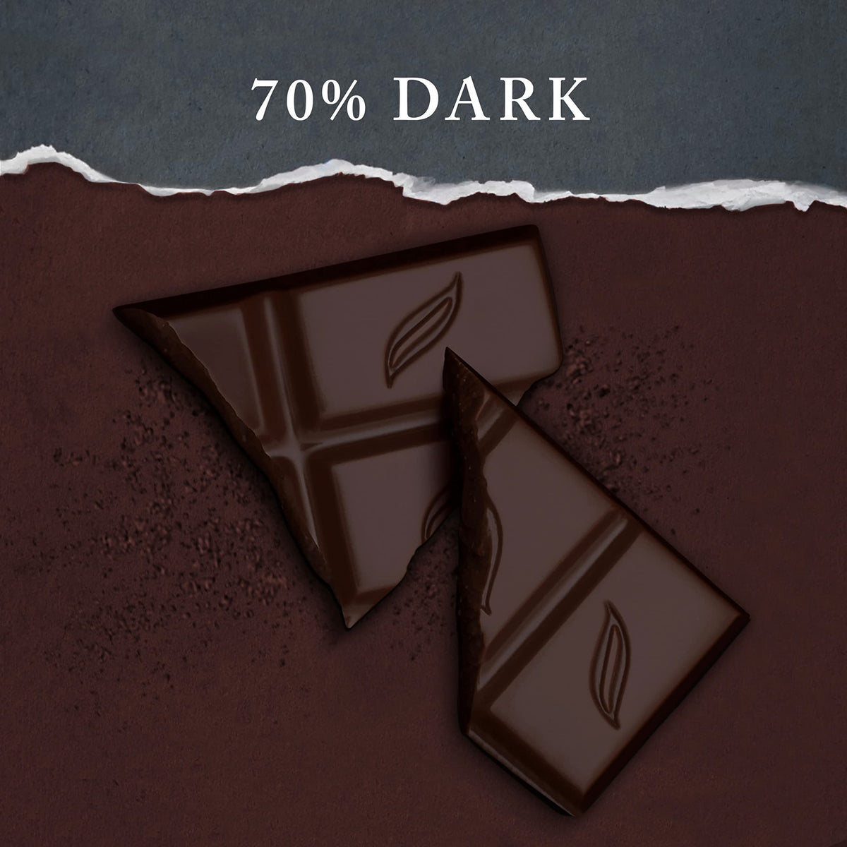 Green & Black's Organic cocoa beans indicate Trinitario origins for depth and flavor.