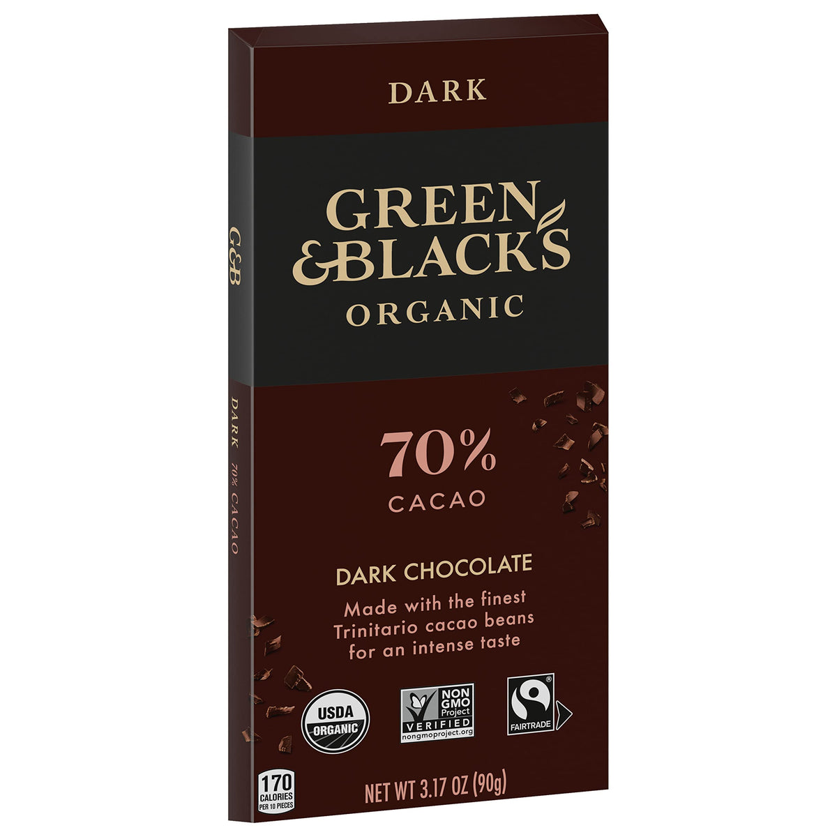 Green & Black's Organic 70% chocolate is ideal for gifting during holidays.
