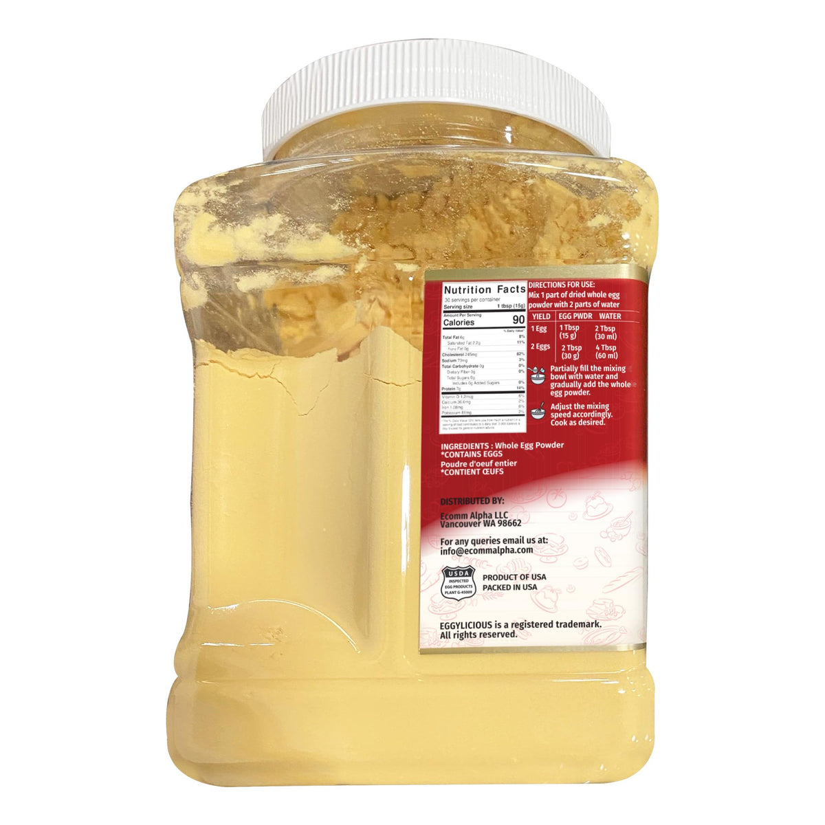 Pasteurized, additive-free packaging highlights safe, clean ingredient