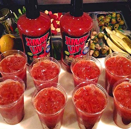 Green Hills Jimmy Luv's Bloody Mary Mix tailgate setup creates party-ready vibes