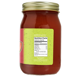 Green Jay Gourmet Guava Jam on toast with peanut butter for a bright breakfast.