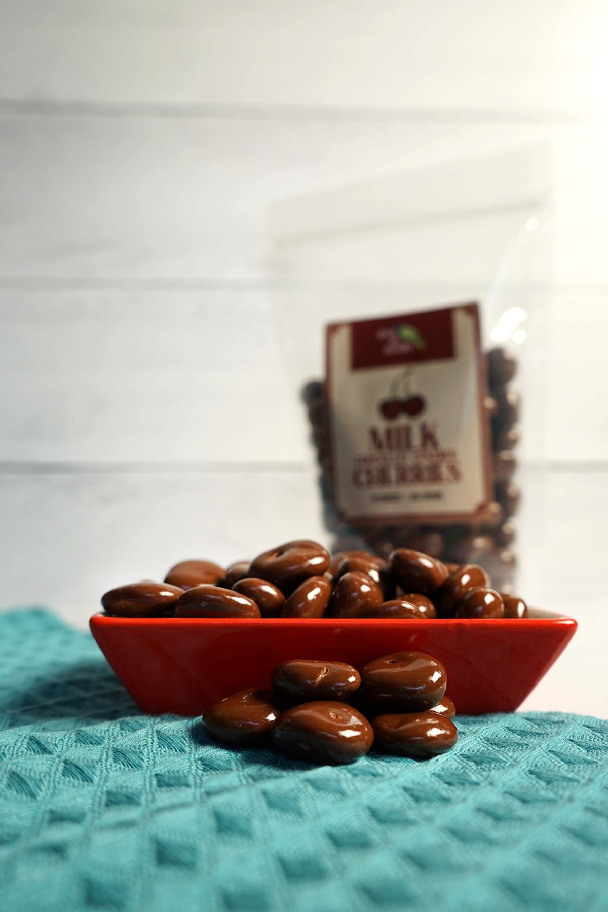Green Jay Gourmet hand-dipped cherries offer a decadent bite-sized treat
