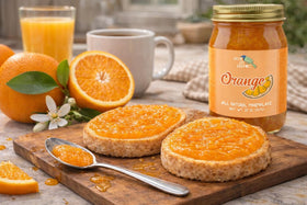 Green Jay Gourmet Orange Marmalade spread on toast for bold breakfast flavor
