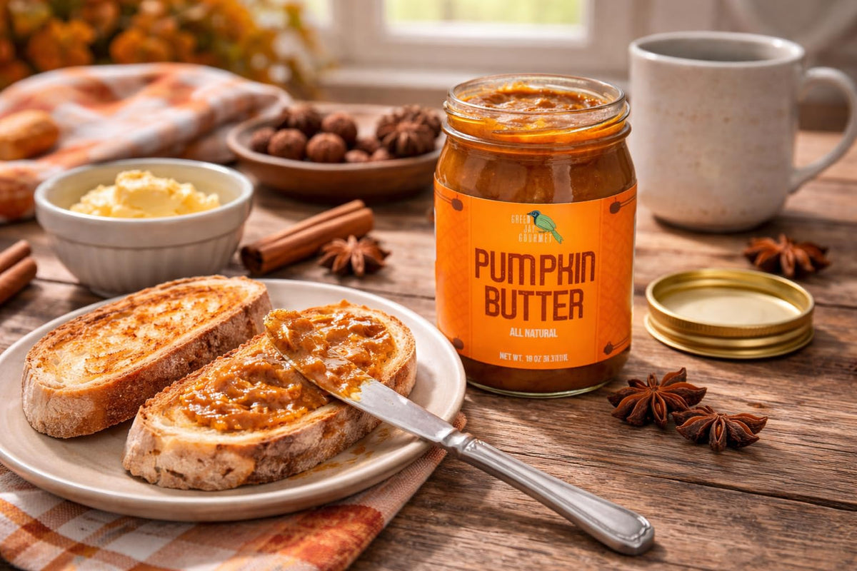Green Jay Gourmet pumpkin-spice-swirl adds aromatic flavor to desserts