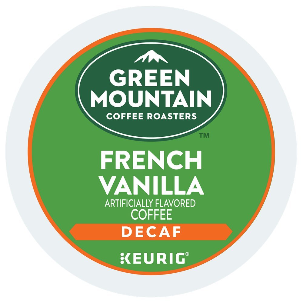 Green Mountain Coffee Roasters French Vanilla Decaf K-Cup pack with Keurig compatibility
