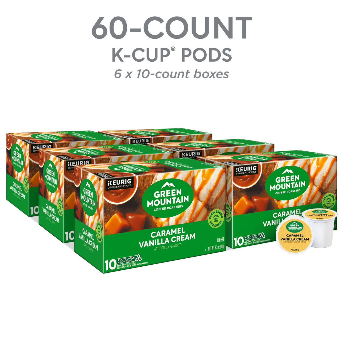 60-count pack for easy daily coffee at home or office