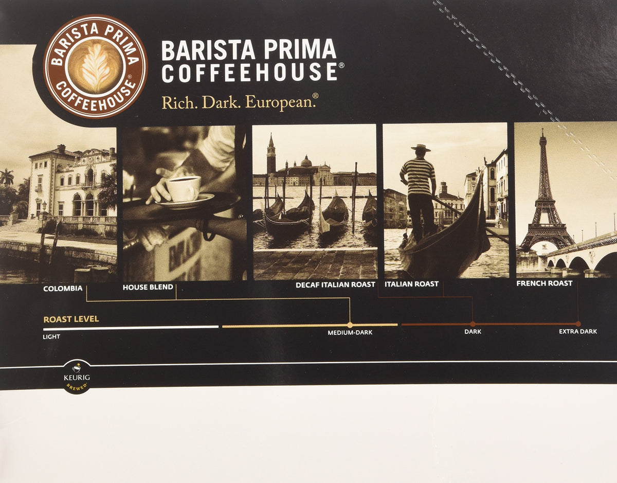 Green Mountain Barista Prima Decaf Italian K-Cup brewing for a smooth, quick cup