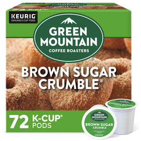 Green Mountain Coffee Roasters Brown Sugar Crumble K-Cup pods for a donut-inspired morning treat