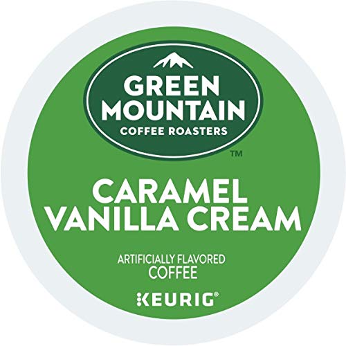 Green Mountain Caramel Vanilla Cream K-Cup brewing for a smooth cup