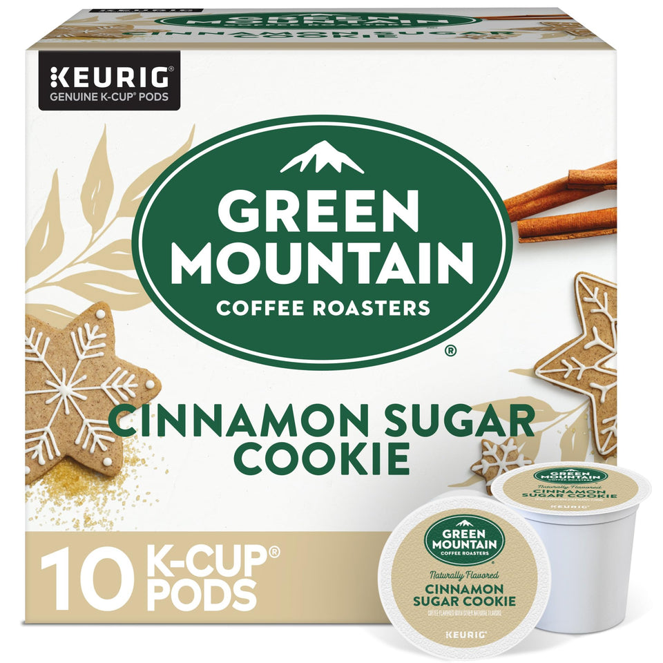 Green Mountain Cinnamon Sugar Cookie pod pour releases a comforting warm aroma.
