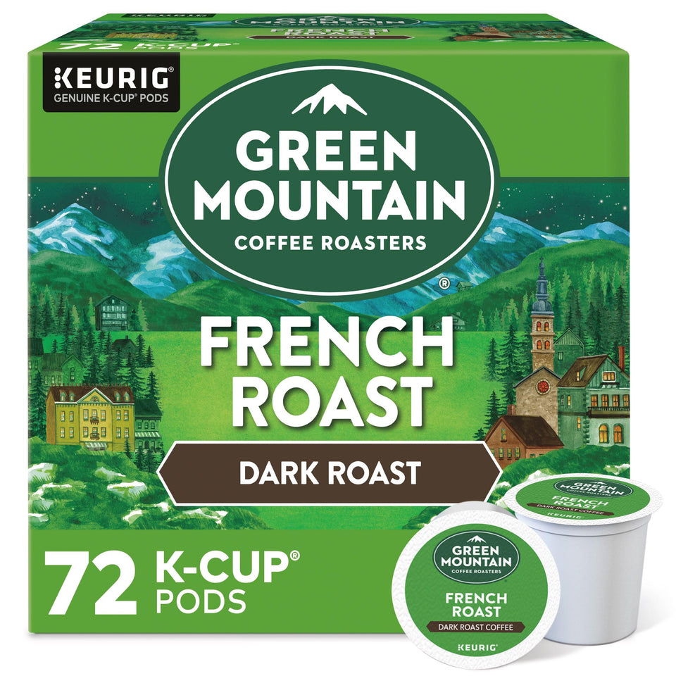 Green Mountain Coffee Roasters French Roast K-Cup Pack ready for bold mornings