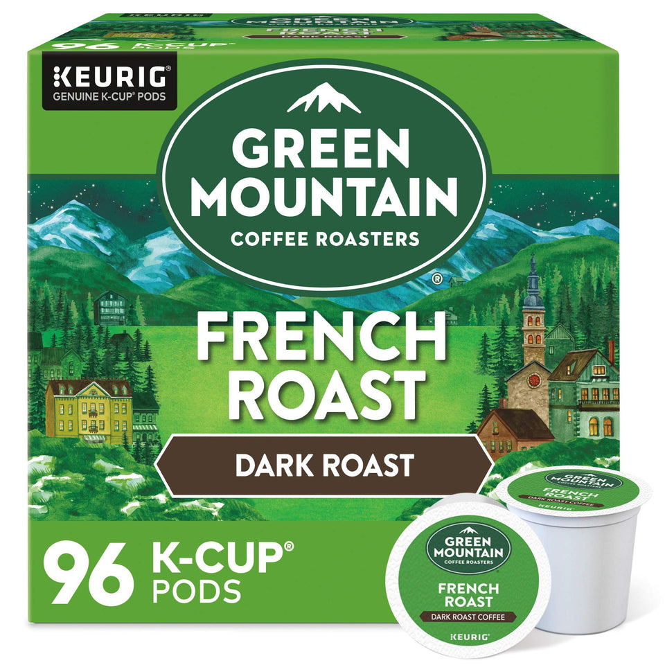 Green Mountain French Roast pod ready for a bold, consistent brew.