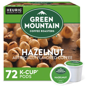 Green Mountain Hazelnut K-Cup pods deliver a smooth, inviting morning.