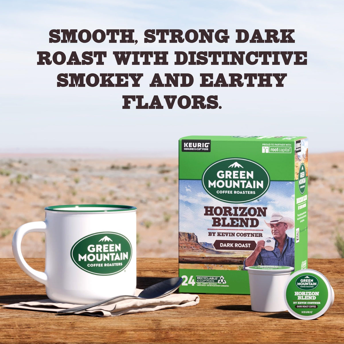 Assorted Horizon Blend pods ready for quick single-serve Keurig brews
