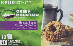 Close-up of Green Mountain K-Cup label highlighting premium flavor promise