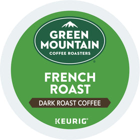 Green Mountain Coffee Roasters K-Cup pods on shelf enable quick brewing