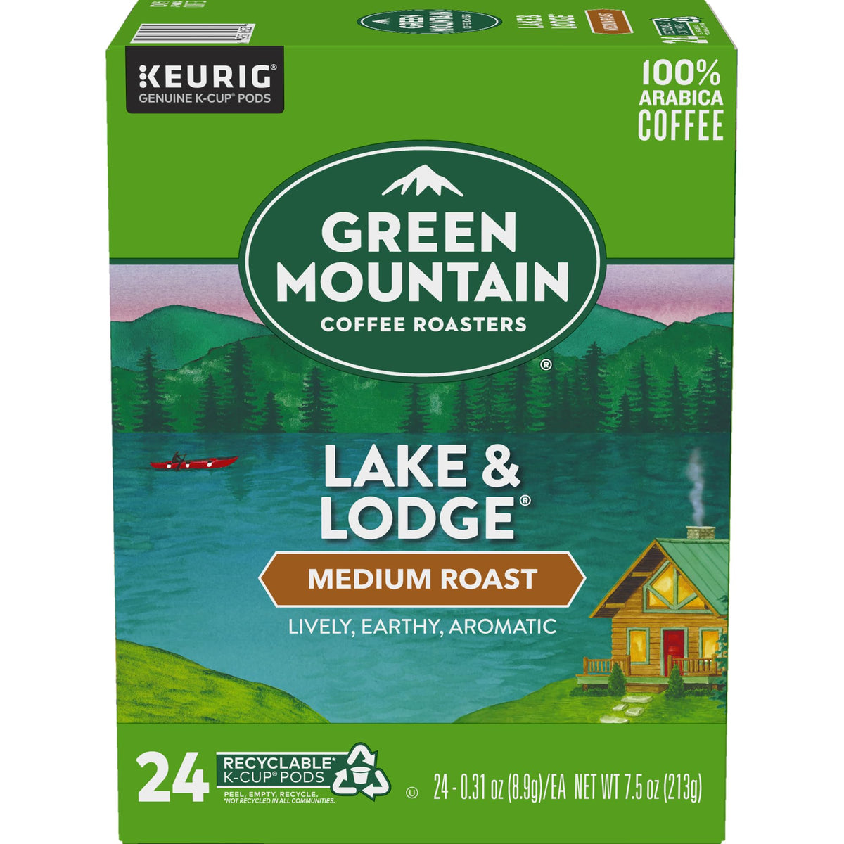 Green Mountain Kosher mark on packaging signals Orthodox Union certification.