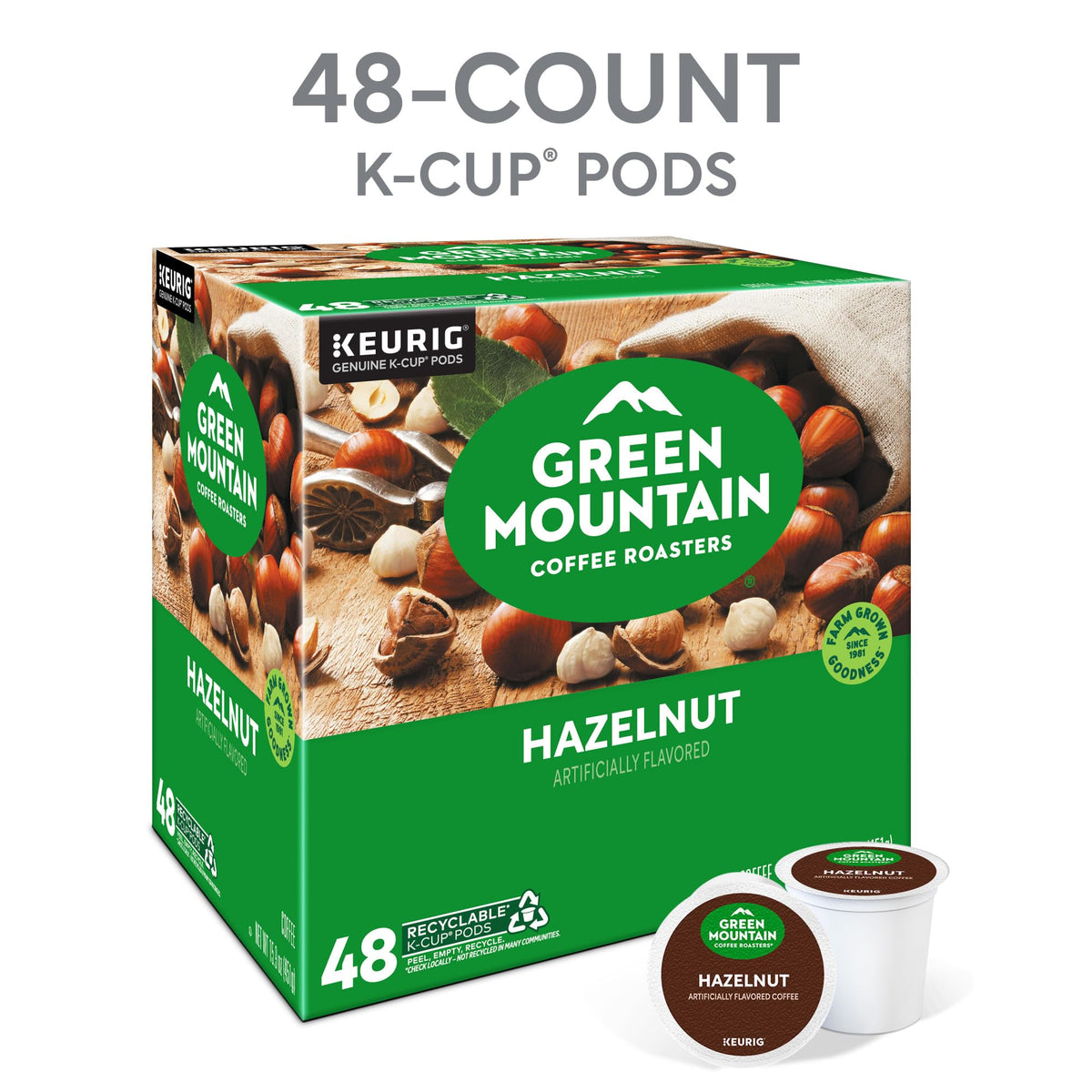 Light roast aroma delivers a gentle, approachable coffee from Green Mountain.