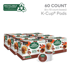 Packaging of Green Mountain Maple Pecan highlights sustainability and convenience