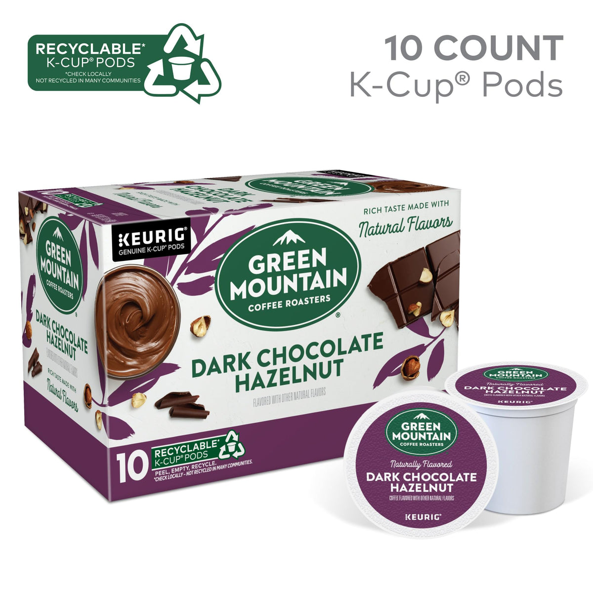 Green Mountain Coffee Roasters medium-roast K-Cup pods deliver balanced flavor and reliable brews