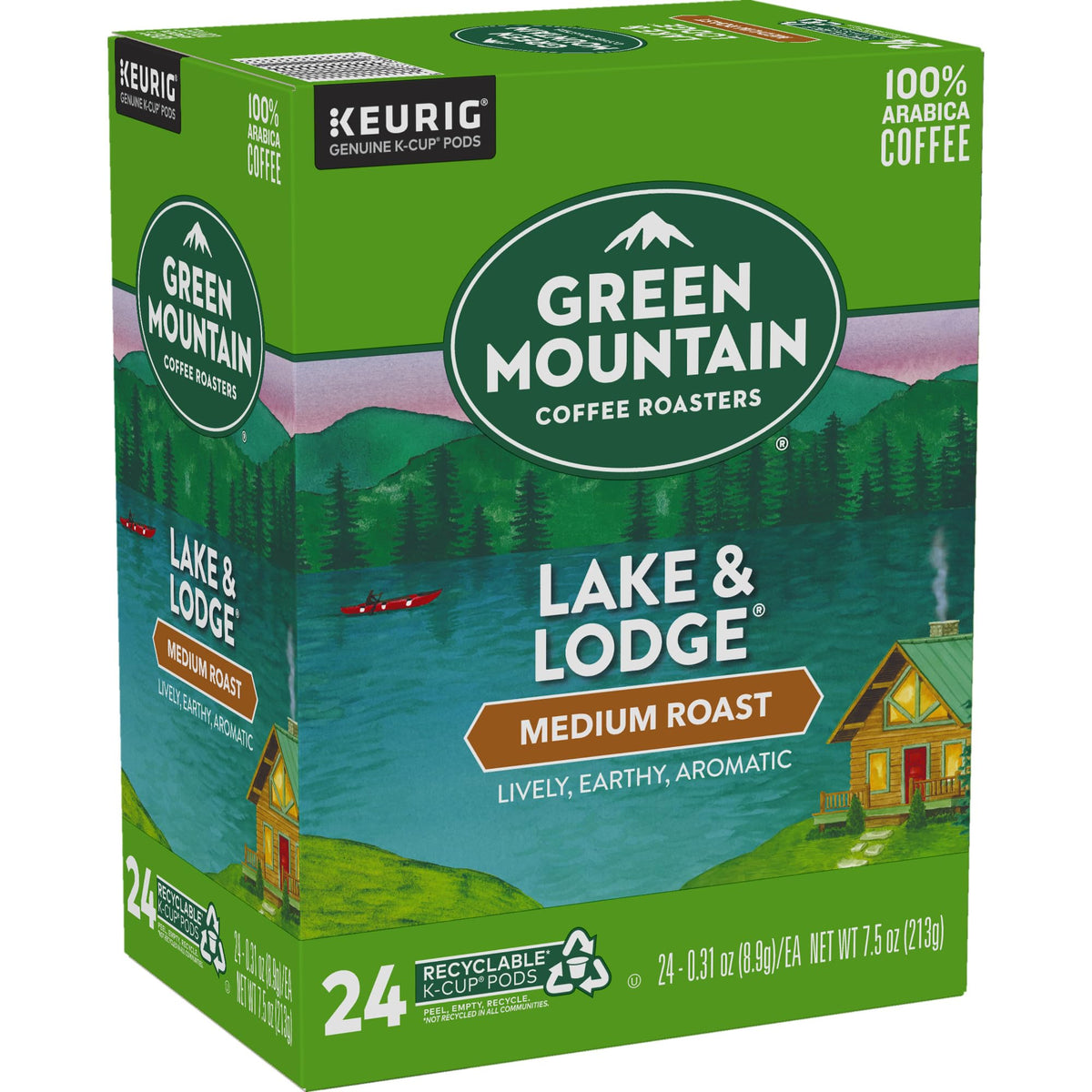 Green Mountain Mountains branding evokes adventurous spirit and flavorful coffee moments.