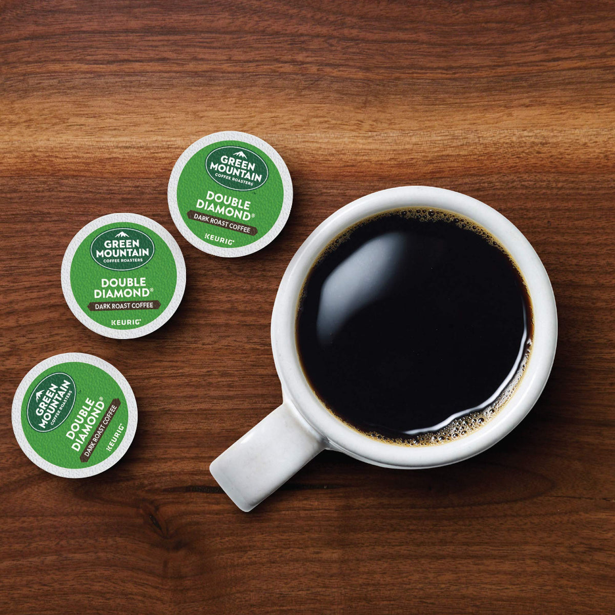 Outdoor adventure mood with Green Mountain Coffee Roasters coffee ritual.