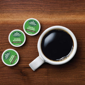 Outdoor adventure mood with Green Mountain Coffee Roasters coffee ritual.