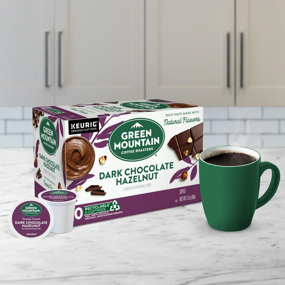 Green Mountain Coffee Roasters ready-to-use-k-cups simplify quick brewing