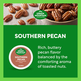 Aroma rises from cup hinting at pecan sweetness and smooth finish.