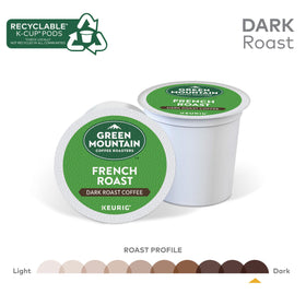 Green Mountain Coffee Roasters steaming cup highlights bold aroma and flavor