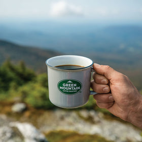 Green Mountain Coffee Roasters Sumatra Reserve pour-over setup and aroma