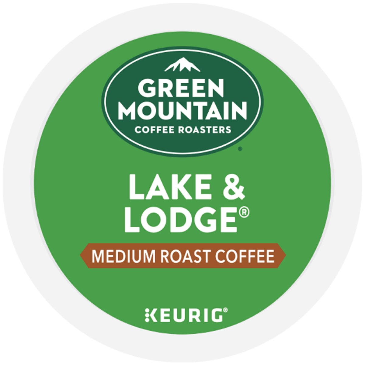 Green Mountain sustainability badge communicates responsible sourcing goals.