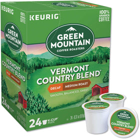Green Mountain Coffee Vermont Country Blend Decaf K-Cup aroma captures bright, mellow start
