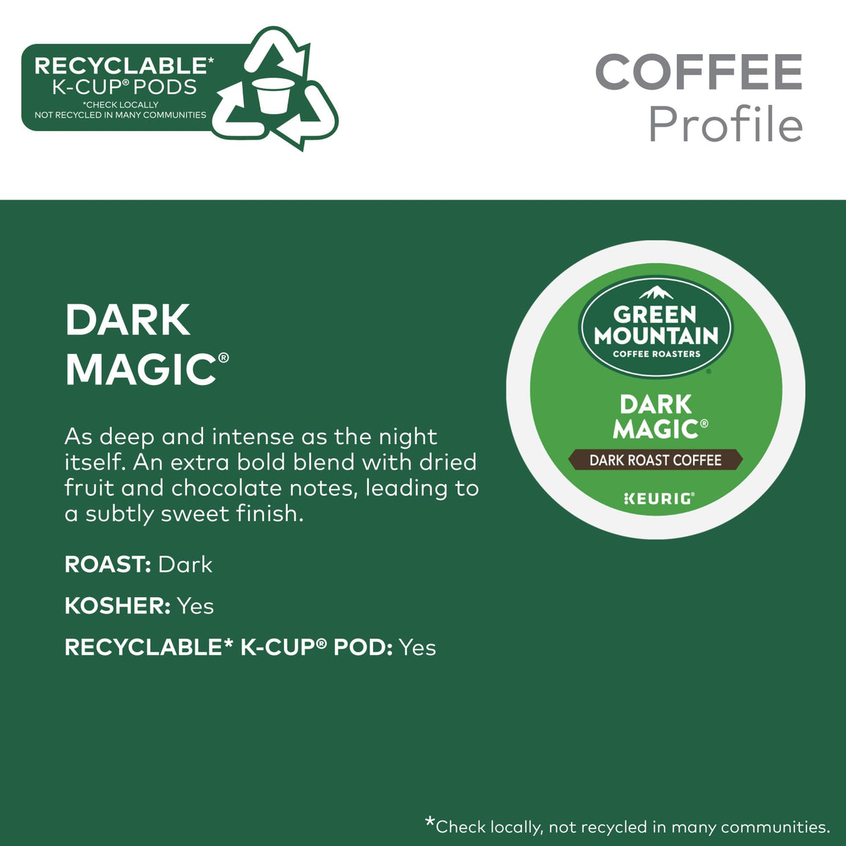 Green Mountain Dark Magic aroma steam invites a cozy coffee ritual.