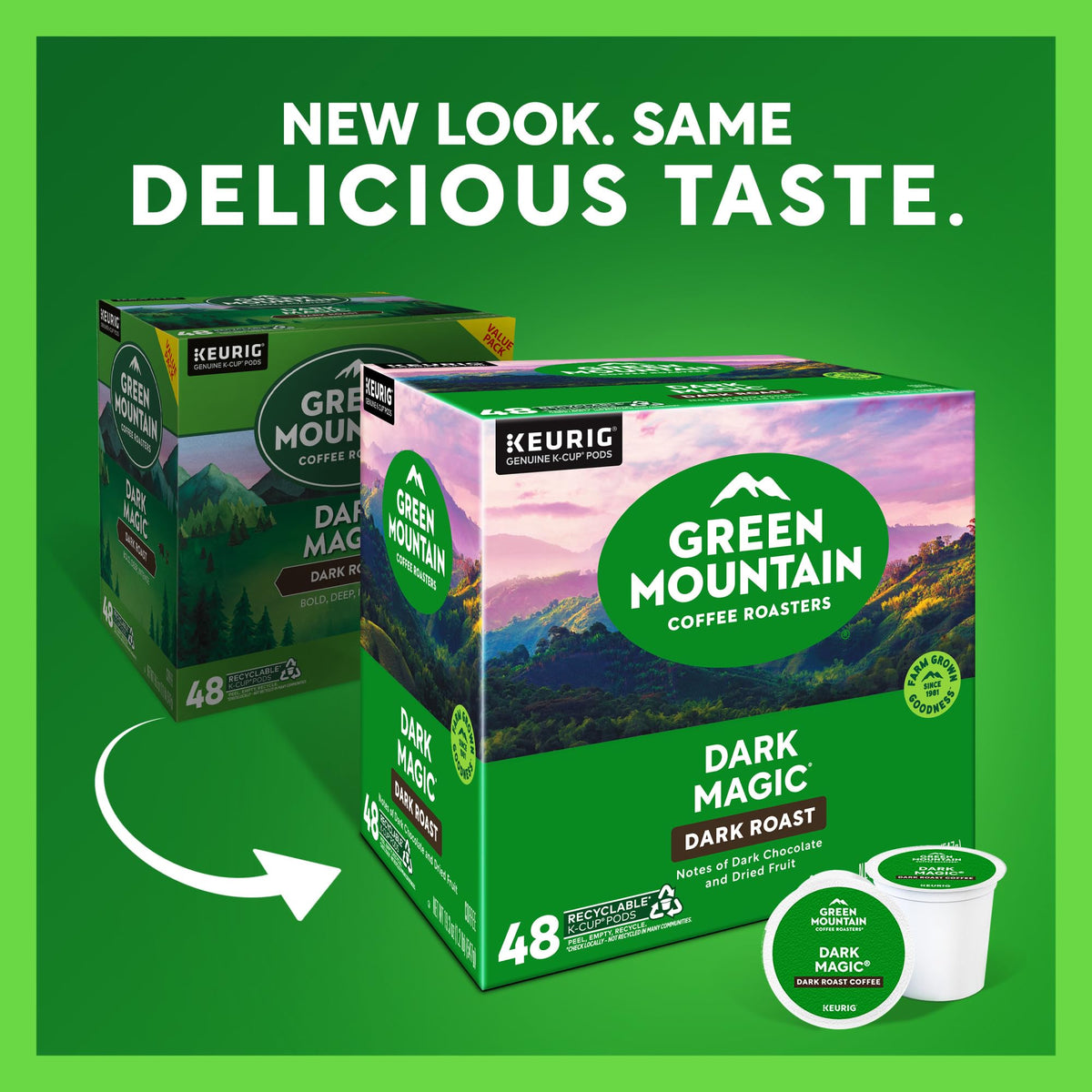 Dark roast with dried fruit and chocolate notes for a rich finish